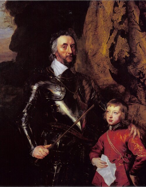 Double portrait of Thomas Howard, 21st Earl of Arundel (1585-1646) with his grandson, Thomas Howard,, 1636, Anthony van Dyck