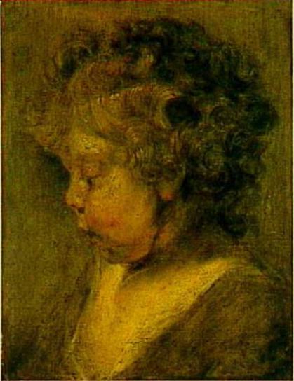 Study of a child, possibly Albert Rubens, 1625, Anthony van Dyck