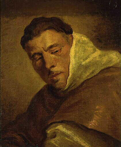 Tête de moine, 1640, Antoine van Dyck