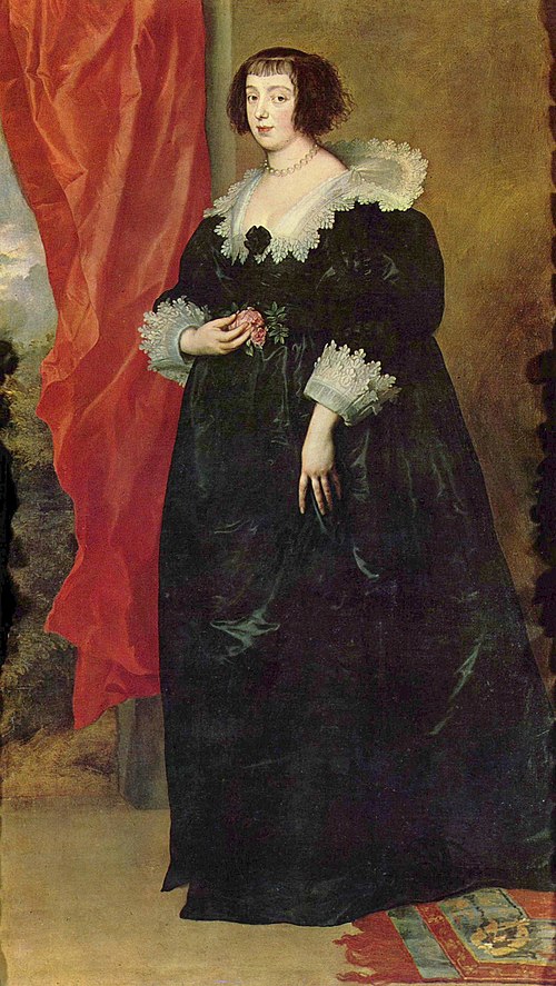 Portrait de Marguerite de Lorraine, 1630, Antoine van Dyck