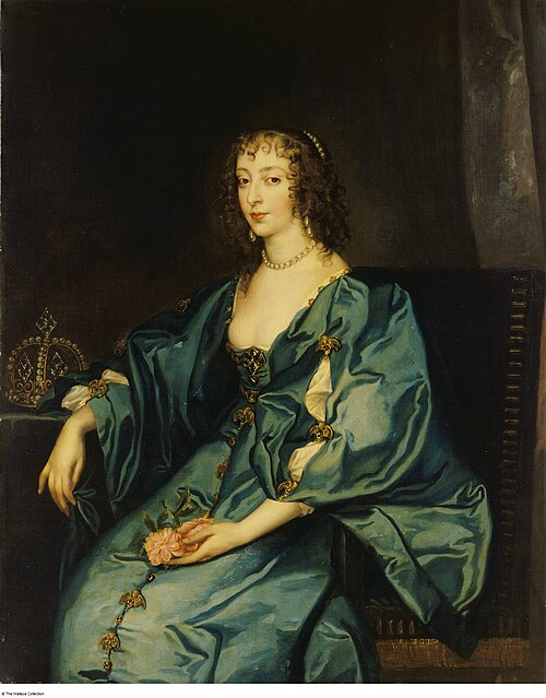 Queen Henrietta Maria, 1640, Anthony van Dyck