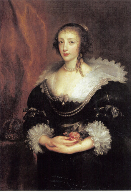 Portrait of Queen Henrietta Maria, 1632, Anthony van Dyck
