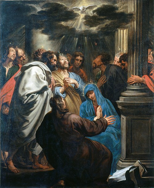 Outpouring of the Holy Ghost (Pentecost), 1619, Antoine van Dyck