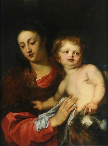 Madonna and Child, 1630, Anthony van Dyck