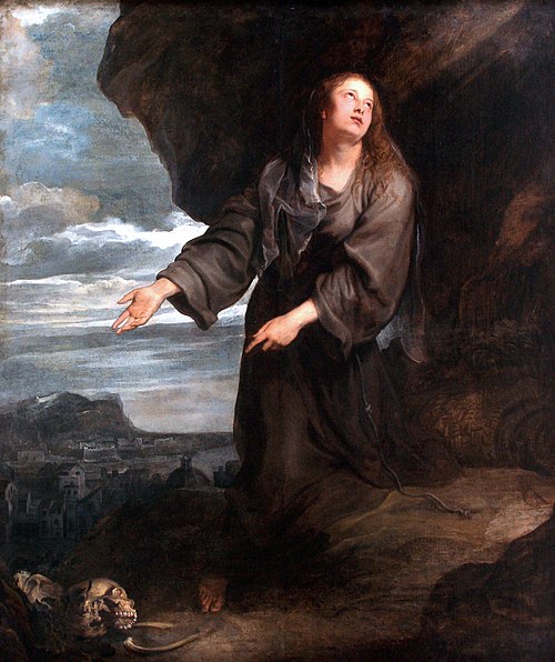 Saint Rosalie speaks for the city of Palermo, 1624, Antoine van Dyck