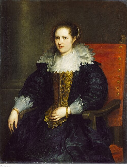 Portrait of Isabella Waerbeke, 1628, Anthony van Dyck