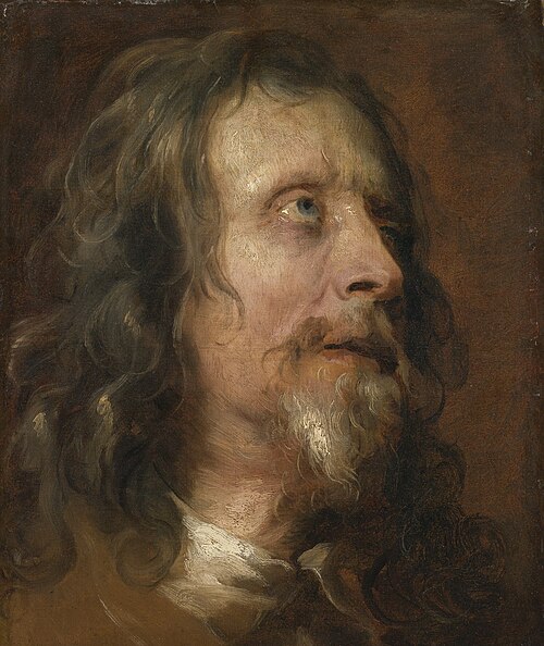 Portrait study of a bearded man, 1630, Anthony van Dyck