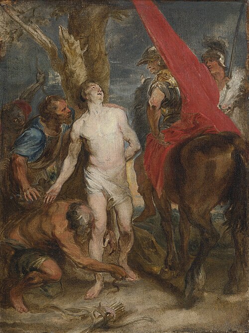 Martyrdom of St. Sebastian, 1639, Anthony van Dyck