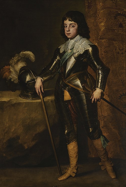 Portrait of Charles II as Prince of Wales, 1641, Anthony van Dyck