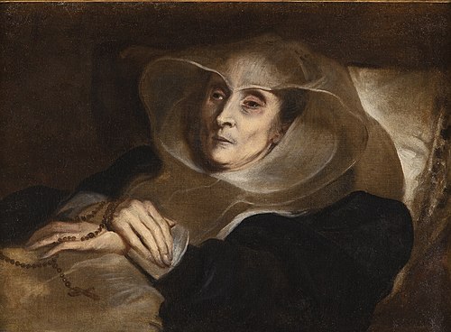 Sofonisba Anguissola on her deathbed, 1625, Antoine van Dyck