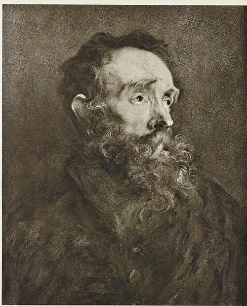 Bust of a Bearded Man, 1616, Anthony van Dyck
