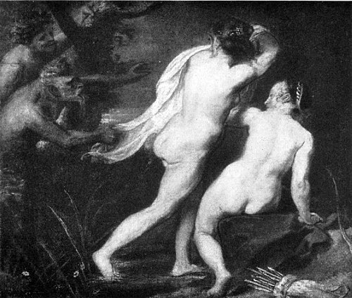 Nymphs surprised by Satyrs, 1619, Antoine van Dyck