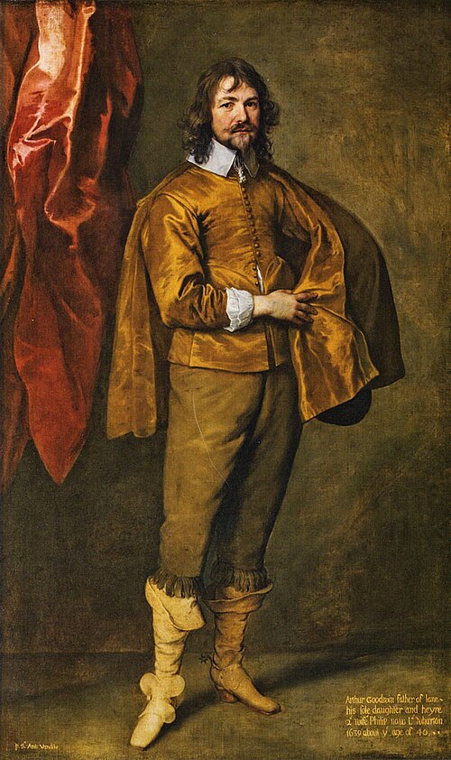 Portrait of Arthur Goodwin (d.1643), 1639, Antoine van Dyck