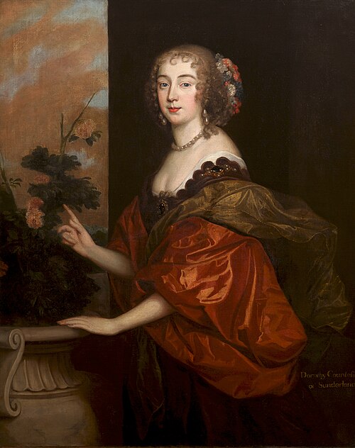 Portrait of Lady Dorothy Sidney, 1650, Anthony van Dyck