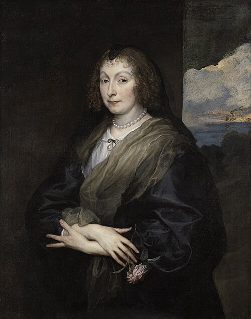 Woman with a Rose, 1637, Anthony van Dyck