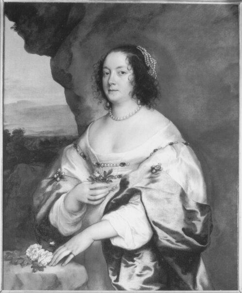 Portrait of Beatrice Hemmema, Countess of Oxford (1580-1655), 1639, Anthony van Dyck