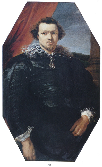 Portrait of an unknown man, formerly called Jasper de Charles de Nieuwenhove, 1620, Anthony van Dyck
