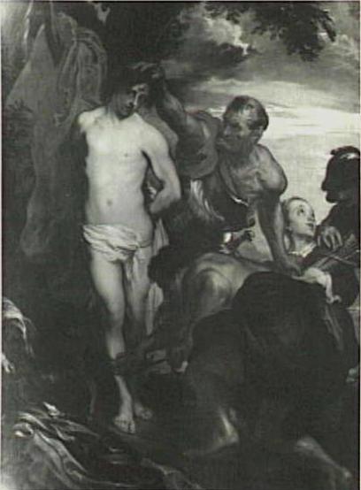 St. Sebastian is tied to a tree, 1620, Antoine van Dyck