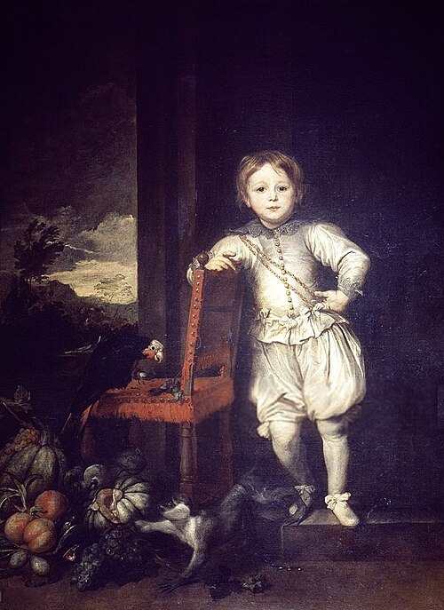 Portrait of a child in white, 1628, Anthony van Dyck