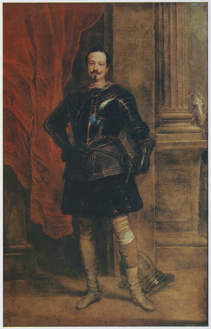 Portrait of a man, possibly Filippo van Spinola, 1625, Antoine van Dyck
