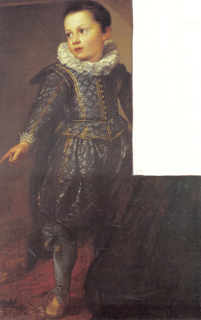 Portrait of a boy, possibly Ansaldo Pallavicino (fragment), 1623, Antoine van Dyck