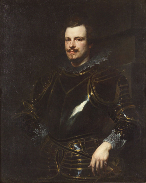 Portrait of an Italian Nobleman in Armor, 1625, Antoine van Dyck