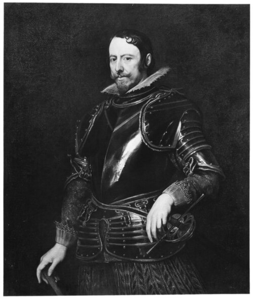 Portrait of an unknown condottiere in armour, 1629, Anthony van Dyck