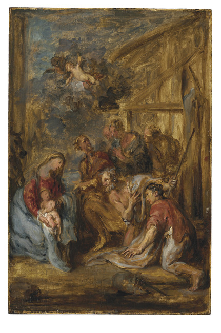 The adoration of the Shepherds, after 1630, 1630, Anthony van Dyck
