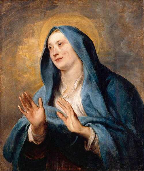 Mary as Mater Dei, 1620, Antoine van Dyck