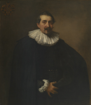 Portrait d'Alexandre della Faille 1589-1653, secrétaire de la ville d'Anvers, 1632, Antoine van Dyck