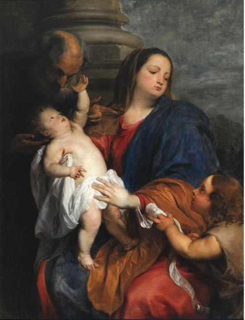 The Holy Family with Saint John the Baptist as a child, 1625, Anthony van Dyck