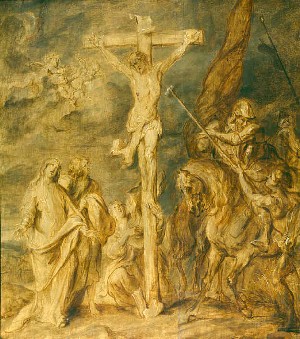 Christ on the Cross with Mary Magdalene and Saints, 1630, Anthony van Dyck