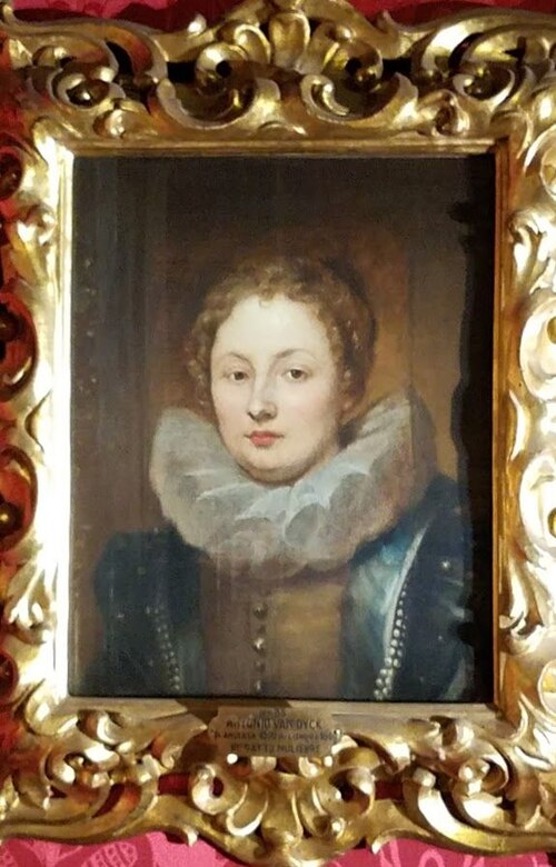 Portrait of a woman at bust length, 1619, Anthony van Dyck