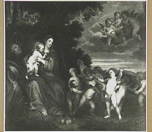 Rest on the Flight into Egypt, 1630, Anthony van Dyck