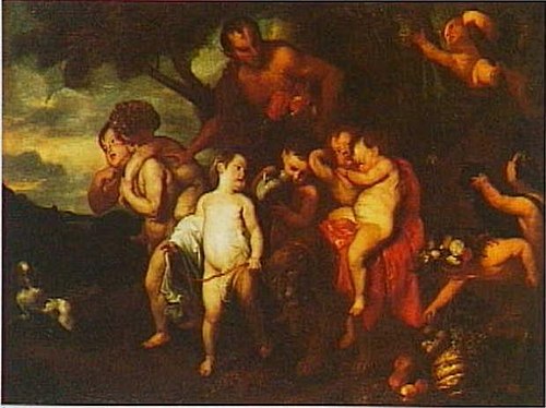 The triumph of the young Bacchus, 1623, Anthony van Dyck