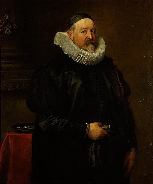 Portrait of the Antwerp city almoner Adriaen Stevens, aged 68, 1629, Antoine van Dyck