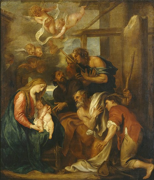Adoration of the Shepherds, 1628, Antoine van Dyck