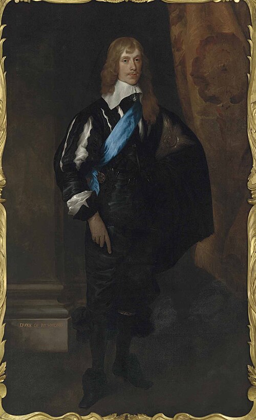 Portrait of James Stewart, 1st Duke of Richmond, 4th Duke of Lennox (1612-1655), 1638, Anthony van Dyck