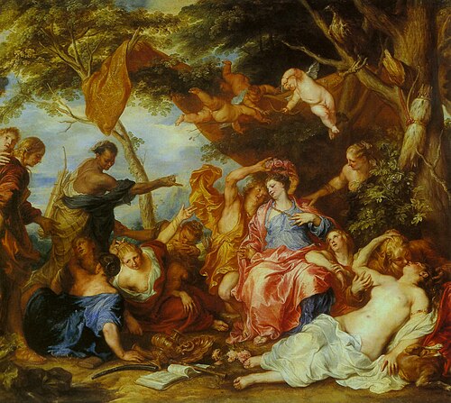 Amarillis and Mirtillo, 1631, Antoine van Dyck