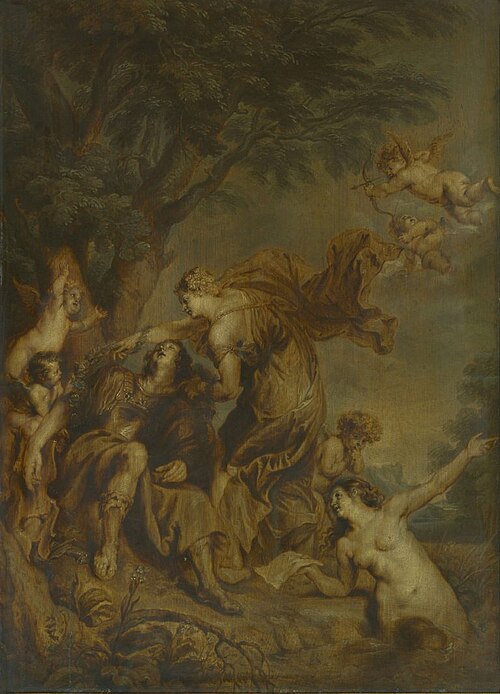 Rinaldo and Armida, 1632, Anthony van Dyck