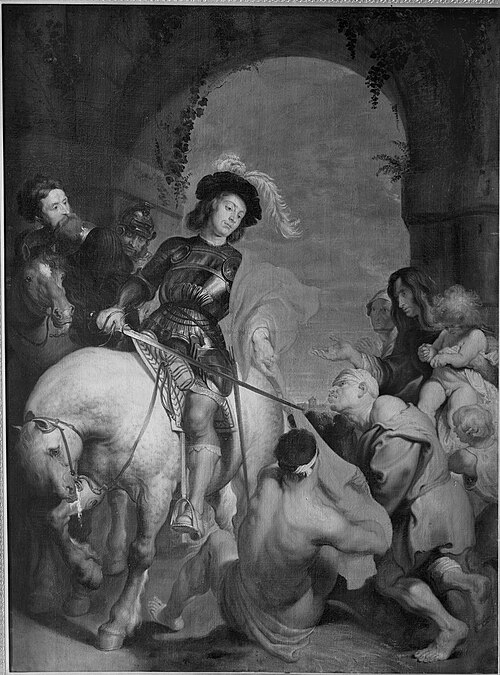 St Martin Divides his Cloak, 1616, Antoine van Dyck