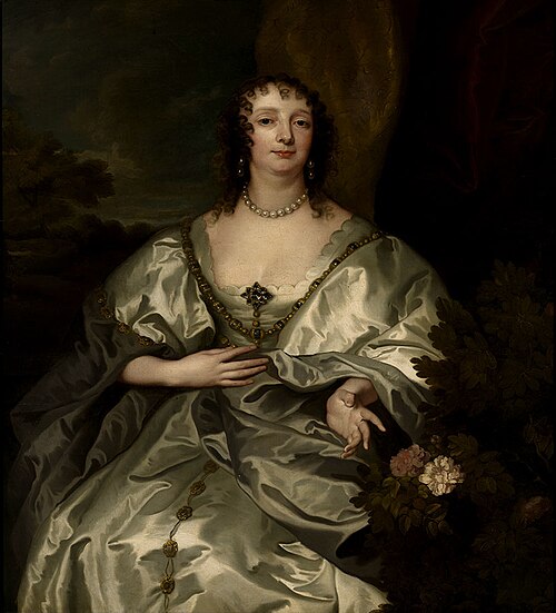 Portrait of Charlotte de la Trémoïlle, Lady Strange, later Countess of Derby (1599-1664), 1638, Anthony van Dyck