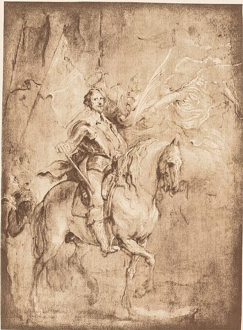 Equestrian Portrait of Duke Epergnon, 1635, Anthony van Dyck