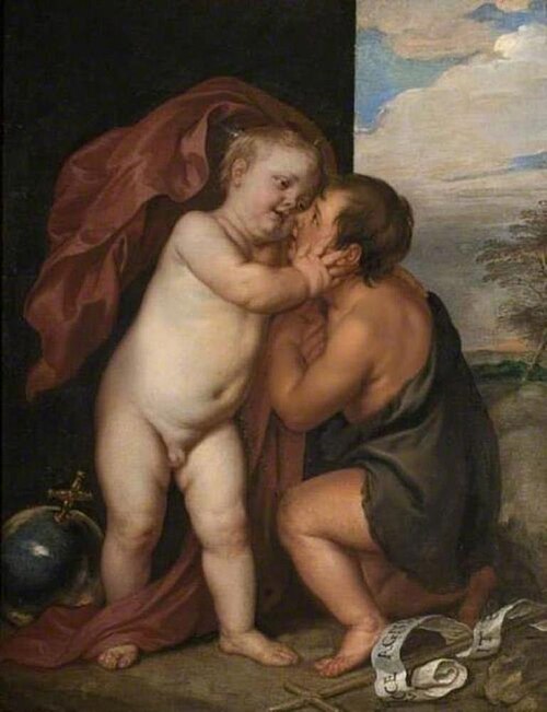 The Infant Christ with St John, 1626, Antoine van Dyck