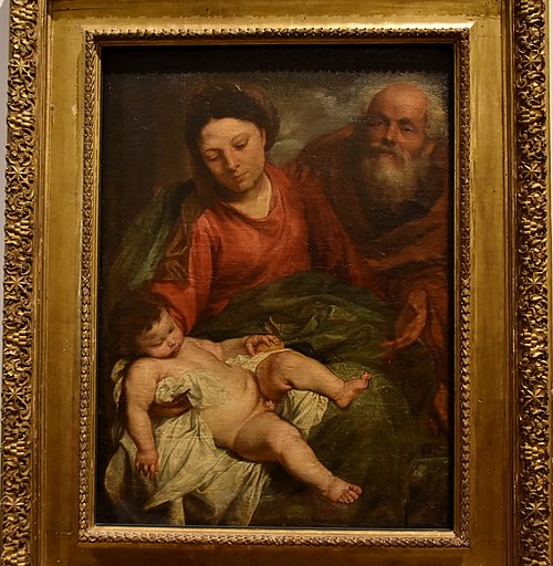 Holy Family with sleeping Child, 1624, Antoine van Dyck