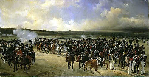 Review of the French Guards in the Presence of Charles X, 1830, Adolphe Ladurner