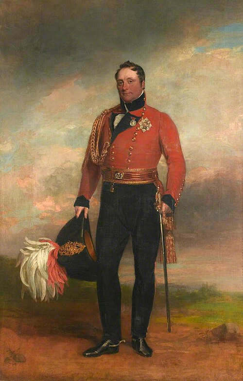 Lieutenant-General Rowland (1772–1842), Lord Hill, 1819, George Dawe