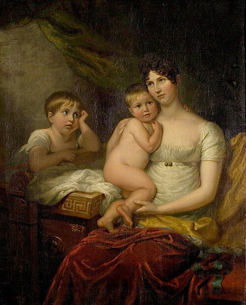 Mrs Thomas Hope (d.1851), with Her Sons Henry Thomas (1808–1862), and Charles (1810–1817), , George Dawe