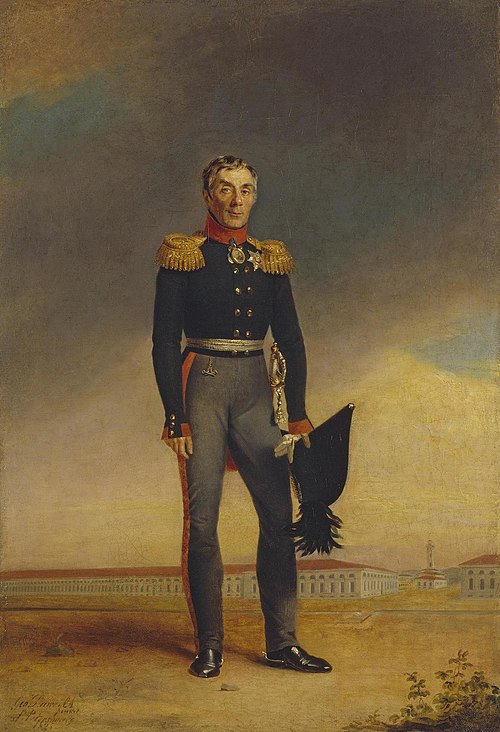 Portrait of Count Alexey Arakcheyev, 1825, George Dawe