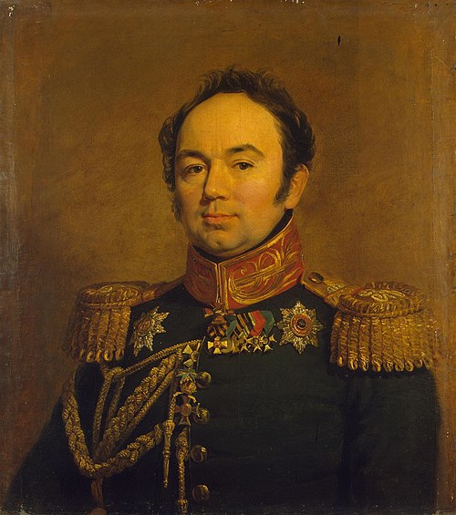 Portrait of Arseny A. Zakrevsky (1786 - 1865) (replica of the 1820 portrait ?), 1822, George Dawe